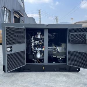 36kw <span class=keywords><strong>45kva</strong></span> Máy phát điện diesel thiết lập được hỗ trợ bởi Anh động cơ diesel 1103a-33tg1 với không chổi than alternator loại im lặng - Product Image 6