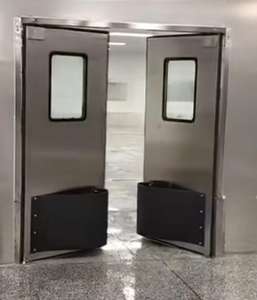Puertas Batientes Modernas de Acero Inoxidable, Impermeables, para Cocina y Entrada, de Uso Comercial en Restaurantes y <span class=keywords><strong>Supermercados</strong></span> - Product Image 5