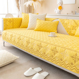 Housse de canapé sectionnelle matelassée géométrique pour chiens, enfants, animaux de compagnie Protecteur de meubles - Product Image 1