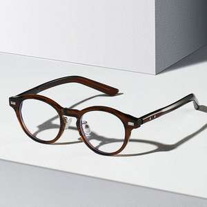 Gafas de Sol Redondas con Logotipo Personalizado, Estilo Punk Retro 2025 para Hombre y Mujer, Lentes Transparentes con Protección UV400, Marco TR90 con Remaches - Product Image 4