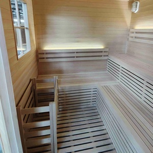 ODM OEM geleneksel açık Hemlock buhar Sauna Harvia soba Modern tasarım - Product Image 3