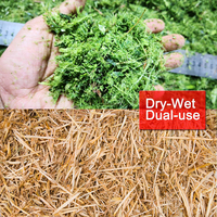 Broyeur de paille à double usage (humide et sec) sans installation requise, pour l'alimentation des bovins, des moutons et du bétail, avec moteur en cuivre