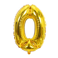 32 pouces or argent grand nombre ballon en aluminium fournitures d'anniversaire décoration de fête de mariage en gros ballon mince