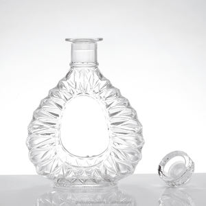 Bouteilles de liqueur en verre cristallin haute transparence, motif soleil vintage, directement de l'usine, pour brandy XO, whisky, vodka, <span class=keywords><strong>tequila</strong></span>, 700 ml, 750 ml - Product Image 3