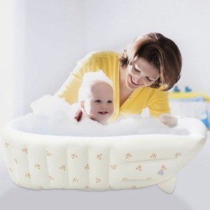 Piscina Inflable Portátil Plegable <span class=keywords><strong>para</strong></span> Bebés, <span class=keywords><strong>Bañera</strong></span> Relajante <span class=keywords><strong>para</strong></span> Niños Pequeños con Asiento, Entrenamiento de Natación <span class=keywords><strong>para</strong></span> Niños - Product Image 5