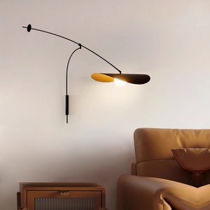 Lámpara de Pared Nórdica Jufan LED E27 con Interruptor, Brazo Largo, Iluminación para Sala de Estar, Dormitorio, Estudio - Product Image 4