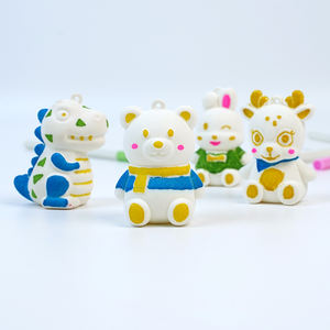 مجموعة ألعاب رسم خاصة بالحمام قابلة للتخصيص بالكامل سهلة التنظيف 4 ألوان للجنسين ألعاب فنية قابلة للغسل للأطفال - Product Image 4