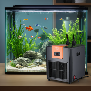 Refroidisseur d'eau Vevor 0,25 HP 92 Gal, compresseur de réfrigération silencieux pour aquarium d'eau douce et d'eau de mer - Product Image 2