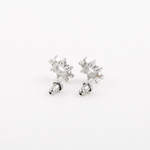 ต่างหูแบบติดหูรูปทรงดวงอาทิตย์ ไทเทเนียมสตีล ชุบทอง สำหรับผู้ชายและผู้หญิง เครื่องประดับแฟชั่น - Product Image 3