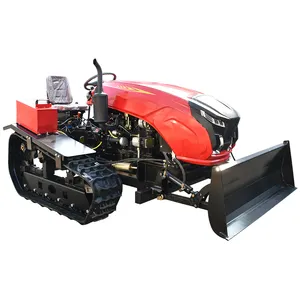 Crawler Tractor New Multifunctional Rubber Track Working Small And Medium Farm 50 Hp Mini Farm Crawler Tractor