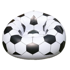 Sofá Inflable para Exteriores, Puf para Baloncesto y Fútbol, Sillón Reclinable Plegable, Diseño Moderno y Simple para Festivales de Música, Campamentos, Fiestas en la Piscina - Product Image 2