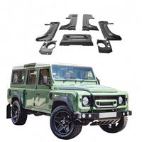Kit carrosserie large pour Land Rover Defender 90 110, ailes avant et arrière, couvre-grille extérieur