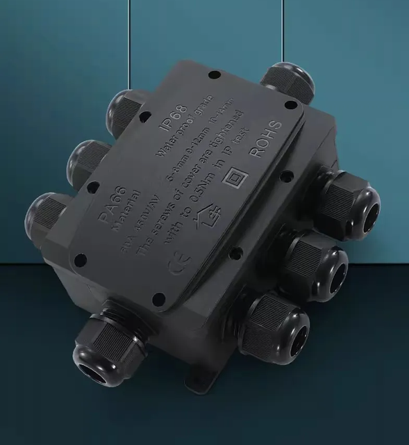 IP68 Waterproof Junction Box, Outdoor Terminal Box for Street Light, Rainproof, Submersible & Underground Buried,