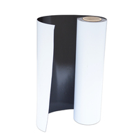 Rouleau magnétique en caoutchouc flexible, avec PVC blanc, 1 pièce, à bas prix, de haute qualité