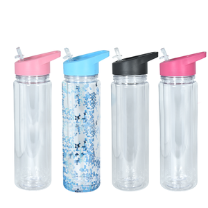 Vaso <span class=keywords><strong>de</strong></span> plástico para niños <span class=keywords><strong>de</strong></span> 300ml y 500ml, taza acrílica <span class=keywords><strong>de</strong></span> doble pared con diseño <span class=keywords><strong>de</strong></span> globo <span class=keywords><strong>de</strong></span> nieve, botella <span class=keywords><strong>de</strong></span> agua con purpurina deportiva DIY - Product Image 6