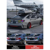 Accord 2018-2022 RGB 10e feu arrière à LED pour voiture Auto Fog DRL Brake Turn Signal Lamp Plug and Play Accessoires automobiles pour Honda