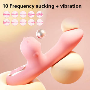 Vibrador de Conejo con Succión Clitoriana y Estimulación del Punto G, Vibrador para Adultos, Juguetes Sexuales para Mujeres, Dildo con Succión, Sex Shop - Product Image 3