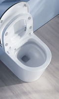 Inodoro Inteligente de Cerámica con Certificación Australian Watermark, Control Remoto, Forma Alargada, Drenaje en Forma de S, Asiento con Calefacción