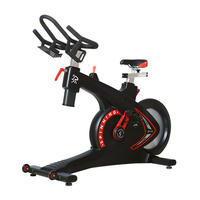 Bicicleta de Spinning Comercial para Interiores |   Bicicleta de Ejercicio Cardiovascular de Acero Resistente, Capacidad de 400 lb, Garantía de 3 Años, Equipo de Ejercicio para Gimnasio