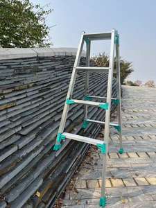 Vente en gros CE <span class=keywords><strong>Échelle</strong></span> télescopique en aluminium <span class=keywords><strong>pliante</strong></span> <span class=keywords><strong>articulée</strong></span> à double face utilisée sur l'escalier - Product Image 4