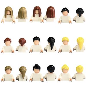 Petits blocs de construction pour les <span class=keywords><strong>cheveux</strong></span> des filles, pièces et accessoires Moc, pièces détachées DIY, accessoires, jouets d'assemblage - Product Image 4