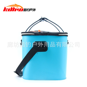 Kohwu EVA Fishing <b>Bucket</b> Foldable Live Fish Storage Box Double Handle Multi Purpose Outdoor Fishing Gear - Product Image 4