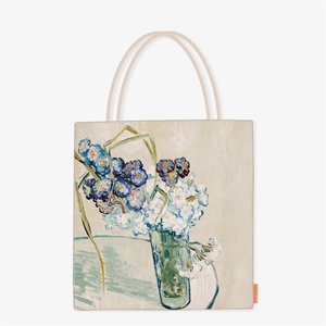 Nuevo Bolso de Hombro Plegable con Estampado de Alta Gama de Pinturas al Óleo de <span class=keywords><strong>Van</strong></span> <span class=keywords><strong>Gogh</strong></span>, Estilo Ligero y Lujoso, para Mujer, de Lona Artística, Capacidad Media, para Estudiantes - Product Image 4