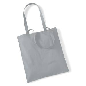Bolsa de Compras Promocional Westford Mill 100% Algodón, Color Gris Puro, Talla Única, Casual, Promocional, Italia - Product Image 1