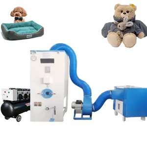 pet wool cotton Bale fiber opener silicone polyester fiber opening carding recycling machine pillow filling making machine