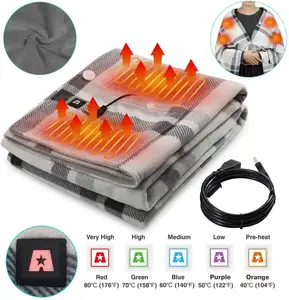 Pil termal ekipman ile ısıtmalı boyun eşarbı ısıtma giysi termal ekipman için karbon fiber ısıtıcı ped