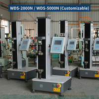 Machine d'essai de traction numérique à colonne unique Zhongchuang 2kN 5kN, personnalisable pour le caoutchouc, le plastique, le textile, les câbles, certifiée CE