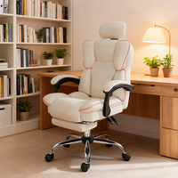 Plusieurs tailles de haute qualité, nouveau design, hauteur réglable, fauteuil de direction en cuir de luxe, fauteuil inclinable
