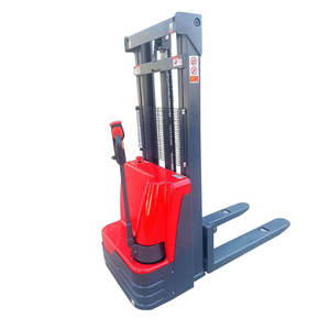 Heavy-Duty Hydraulic <strong>Hand</strong> Stacker - 1000-3000kg Capacity - Adjustable <strong>Forks</strong> - Bulk Order Discounts