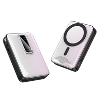 Petite poche sans fil 20000mah 4 en 1 Power Bank 15w Charge rapide PD22.5W sans fil avec support Type-c Chargeur avec 2 câbles