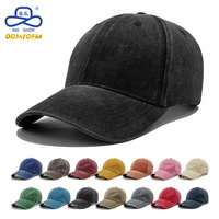 Gorra de Béisbol de Algodón Lavado Ajustable con Logotipo Personalizado, Estilo Vintage, 6 Paneles, Retro, para Hombre y Mujer, Ropa Urbana
