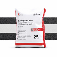 Peinture de marquage routier en polyester à finition brillante, séchage rapide, pour les marquages des intersections, des passages pour piétons et du trafic routier, emballage de 25 kg