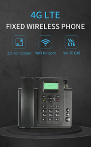 OEM/ODM 2G/3G/4G GSM LTE Écran WiFi Point d'accès FWP Carte SIM PSTN <span class=keywords><strong>Téléphone</strong></span> <span class=keywords><strong>fixe</strong></span> sans fil VoLTE - Product Image 2