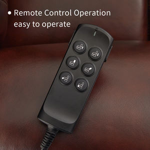 Venta caliente Silla reclinable de Elevación paralela plana ajustable en altura de cuero de doble Motor para salón de belleza - Product Image 5