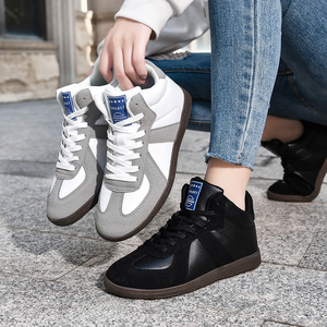 2026 vintage casual sports shoes with fashionable color combination design, suede double leather customized upper - Product Image 6