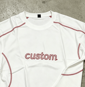 Custom Men's Short Sleeve O-Neck Cotton T-Shirt Embroidered Letter Design Casual Style Regular Fit <b>Tops</b> - Product Image 3