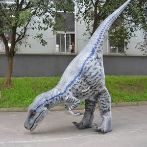 Costume de dinosaure du monde de <span class=keywords><strong>Dino</strong></span> de parc d'attractions Jambes cachées réalistes pour parc à thème - Product Image 4