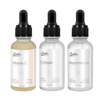 Làm Trắng Da Mặt Vitamin C Niacinamide Collagen Aloe Thơm Tự Nhiên Huyết Thanh Dựa Trên Nước Chống Lão Hóa Da Tại Chỗ Làm Sạch Da Huyết Thanh