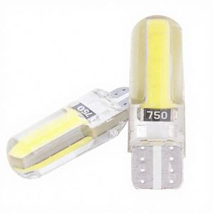 New LED T10 W5W COB Wedge Light <b>Bulbs</b> 12V Universal Fit Car Styling Blue LED Lamp with Silicone Side Front Lighting - Product Image 2