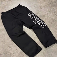 Ensemble décontracté surdimensionné pour homme, imprimé, automne, coupe-vent en nylon, léger, séchage rapide