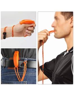 Verstellbares Reflektierendes Schlüsselband mit Lauter ABS-Notfall-Sicherheitspfeife für Outdoor-Sport, Camping & Wandern mit Gewichtskapazität - Product Image 6