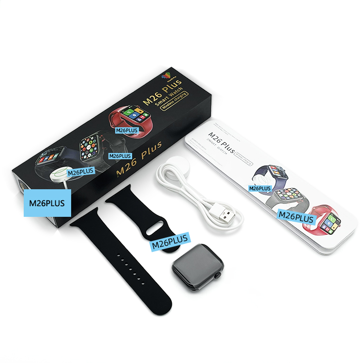 Watch 7 2021 Smartwatch M26 plus 1.77inch BT Call for android cell phone wristwatch hw16 hw22 w26 t500 wearable device