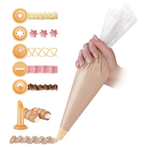 Delicia Sac à douille 30 cm avec buses 10 pièces pour outil de tournage - Product Image 1