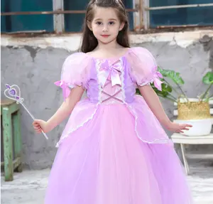 公主礼服服装为幼儿女孩婴儿生日苏菲亚礼服儿童 Cosplay 派对连衣裙 E37