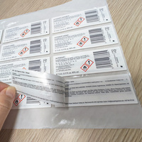 Autocollants triangulaires d'avertissement multi-usages, autocollants adhésifs pour bougies
