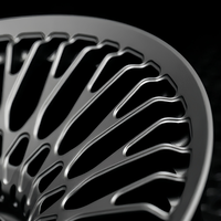 Jantes forgées monobloc personnalisées XINLAI 19-20 pouces, finition argent brossé brillant, à rayons fendus, 5x112, compatibles Audi A4 A6 A7 S4